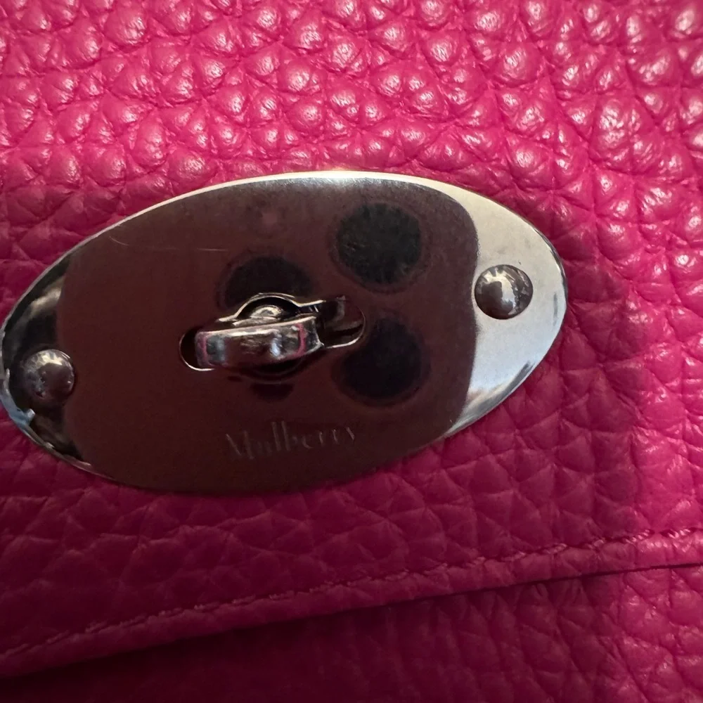 Mulberry Pink Crossbody Bag with Black Strap - Picture 5 of 8